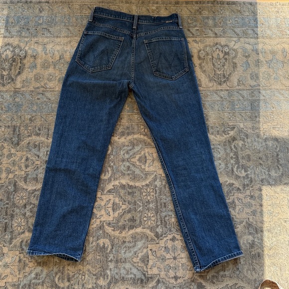MOTHER Blue Denim Tomcat Ankle Jeans - 28 - Picture 6 of 8
